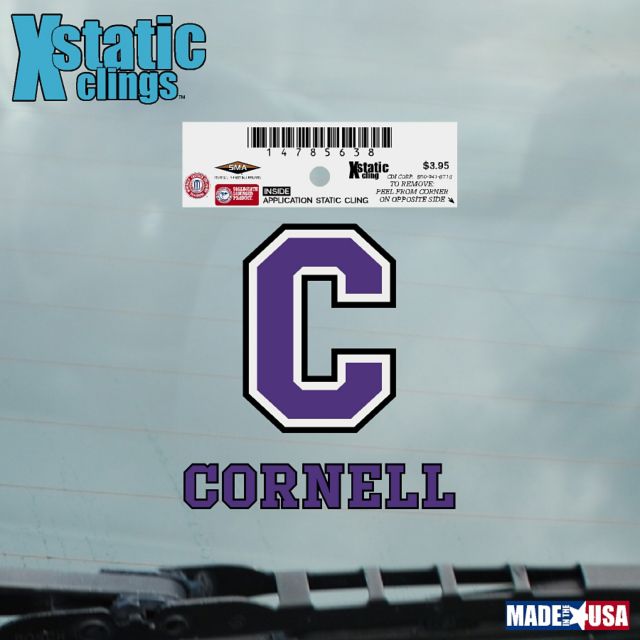 Cornell College Cling Decal