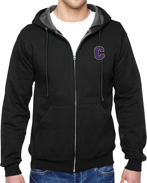 Cornell College Fleece Full Zip Hoodie Cornell C - ONLINE ONLY