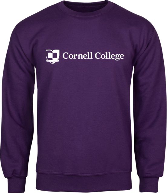 Cornell College Fleece Crew Cornell College Logo - ONLINE ONLY