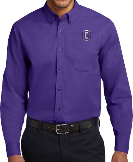Cornell College Twill Button Down Long Sleeve Cornell C - ONLINE ONLY