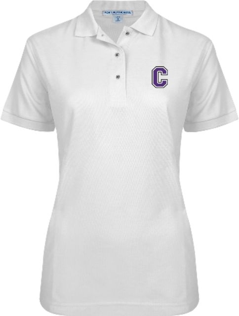 Cornell College Womens Silk Touch Pique Polo Cornell C - ONLINE ONLY