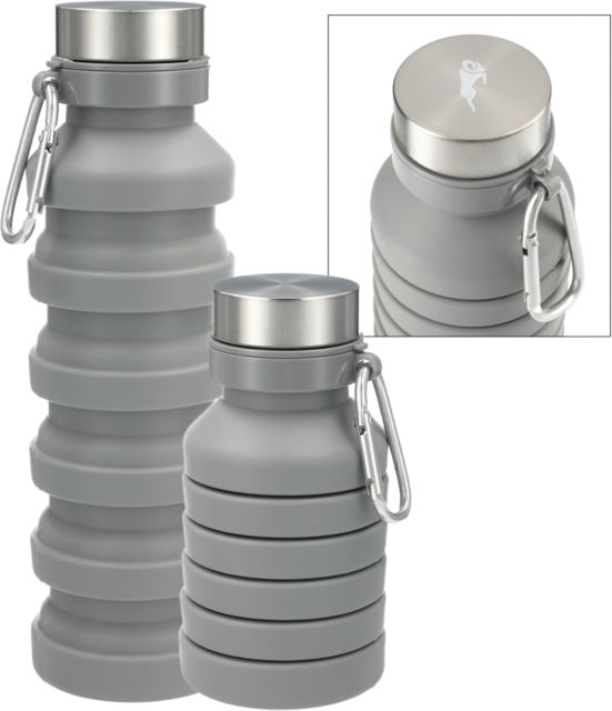 Cornell College Zigoo Silicone Collapsible Bottle 18oz Athletic Ram Engraved - ONLINE ONLY